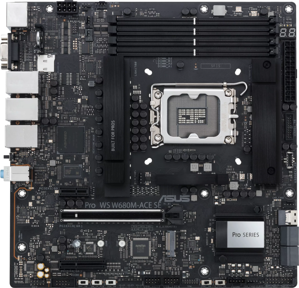 Материнская плата ASUS PRO WS W680M-ACE SE (90MB1FA0-M0EAY0)