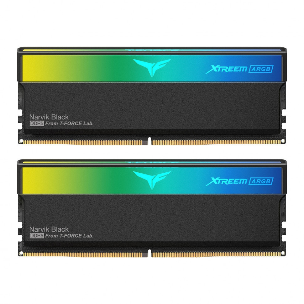Оперативная память 32 Gb 6400 MHz Team Group T-FORCE XTREEM ARGB Narvik Black (FF9D532G6400HC32ADC01)
