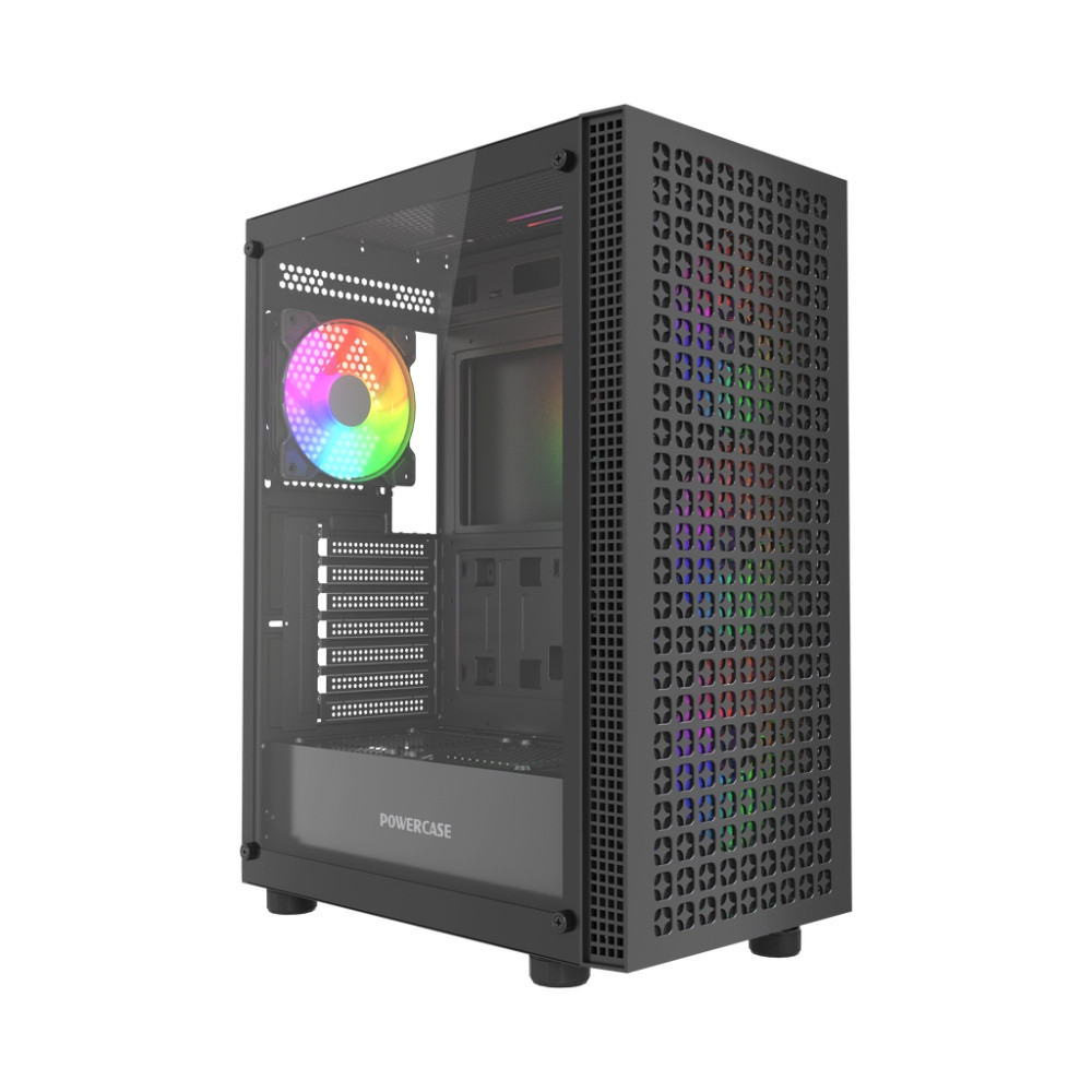 Компьютерный корпус Powercase Mistral EA18 TG ARGB Black (CMAEA18-A4)